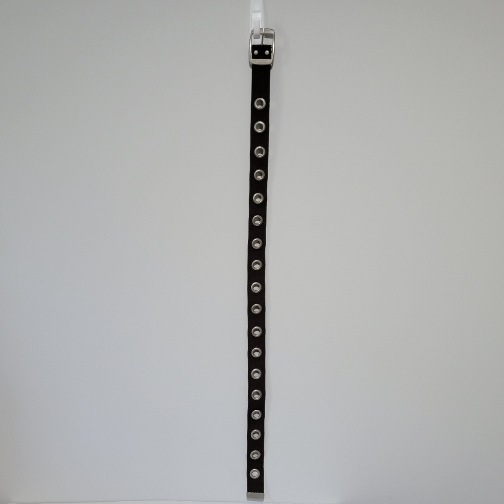 Canvas Belt 39" Rivets Green Military Look - Picture 5 of 5